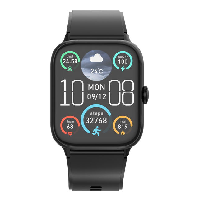 CR046 Manufacturer Wholesale Big Screen Oem Waterproof Bt Call Smartwatch Full Touch Sport Fitness Smart Watch