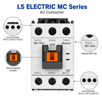 Contacteur magnétique LS ELECTRIC Metasol MC-50a 50A 22kW AC3 690V Bobine AC DC 50 60Hz Certifié CE UL CCC Stock d'usine