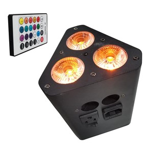 Projecteur LED sans fil rechargeable <span class=keywords><strong>SFR</strong></span> 3x12 RGBAW UV 6-en-1 alimenté par batterie pour DJ de scène avec contrôle à distance via application téléphonique Wi-Fi - Product Image 2