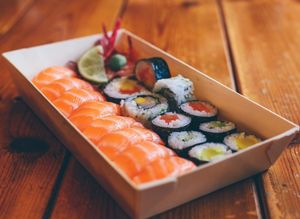 Caja <span class=keywords><strong>de</strong></span> Madera <span class=keywords><strong>de</strong></span> Diferentes Tamaños para Sushi, Queso, Bizcocho Frito, Ostras Crudas, <span class=keywords><strong>Mejillones</strong></span> - Product Image 5