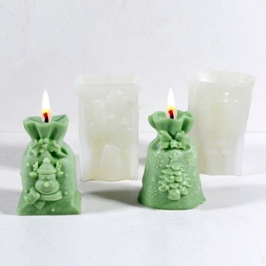 Molde de silicona para velas con diseño de bolsa de monedas chinas antiguas TangChu - Bolsa de tesoro vintage con cuerda - Product Image 4