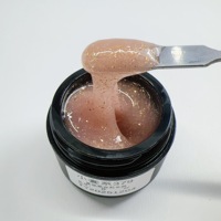 Nouvel Arrivage – Gel Constructeur Platine Série 379 Star Diamond, Gel UV Scintillant Nude pour Extension d'Ongles, Idéal Salon et Usage Domestique