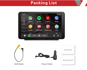 7 inch màn hình cảm ứng GPS BT FM thông minh di động không dây Carplay & Android Auto Car đài phát thanh autoestereo xe màn hình - Product Image 6