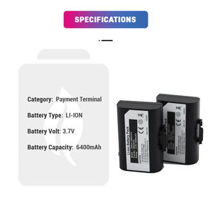 Литий-ионный 3,7 В <span class=keywords><strong>6400</strong></span> мАч Сатурн 1000 Замена POS клеммный аккумулятор совместим с S1F2 - Product Image 4