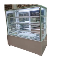 Vitrine Réfrigérée Commerciale Écoénergétique à Refroidissement par Air pour Gâteaux et Pâtisseries, Sans Givre, pour Cafés et Boulangeries
