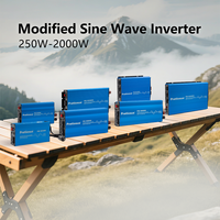 Onduleur Pretiosus de haute qualité 600 W, onduleur à onde sinusoïdale modifiée 12 V 220 V, convertisseur de courant