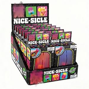 ของเล่นบีบคลายเครียดรูปไอศกรีม Nea Dohh Nice-Sicle Squishy Popsicle Fidget Toy Super Solid Squish Stress Ballb สำหรับเด็ก บรรเทาความวิตกกังวล ของเล่นส่งเสริมการขาย - Product Image 1