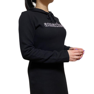 Wholesale <strong>Women</strong> Spring Autumn <strong>Sweatshirt</strong> <strong>Dresses</strong> Long Sleeve Soft Peach Effect Bodycon Hoodies <strong>Dress</strong> - Product Image 4