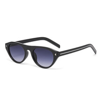 Vente en gros de lunettes de soleil œil de chat UV400 pour femmes, lunettes de soleil de luxe de créateurs, lunettes de soleil haut de gamme