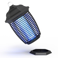 Exterminador de insectos al aire libre, 18W, Sensor de luz de Crepúsculo a amanecer, Exterminador de insectos eléctrico para interior