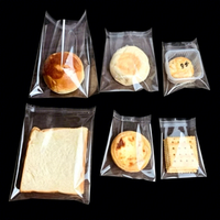 Sac transparent auto-adhésif pour la pâtisserie, pour biscuits, biscuits flocons de neige, biscuits aux canneberges, sac d'emballage