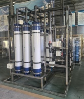 1000 LPH CE ISO-Zertifiziertes UF-System Anpassbar für Rohwasserquellen zur Trinkwasserversorgung ländlicher Gemeinden in Afrika