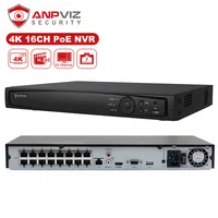 Anpviz DS-7616NI-Q2/16 P 4K 8MP 16ch h.265 NVR 16-ch ממשק דו כיוונית אודיו 2SATA 8TB עבור כל דיסק 16 ממשקי PoE