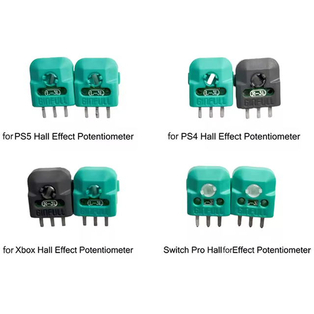Hall Effect Joystick Potentiometer for PS5 Controller 3D Analog Sensor Module Magnetic Potentiometers for PS4 for Xbox Gamepad