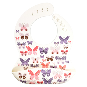 Babero de silicona de animales impermeable de fabricante al por mayor de China para niños personalizado Baberos de bebé - Product Image 1