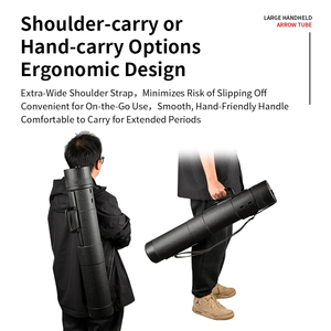 Sacoche à flèches portable grande capacité en PE, réglable 80-129 cm, avec tube de transport au sol et poignée pour le tir à l'arc, <span class=keywords><strong>la</strong></span> chasse et le tir sportif - Product Image 5
