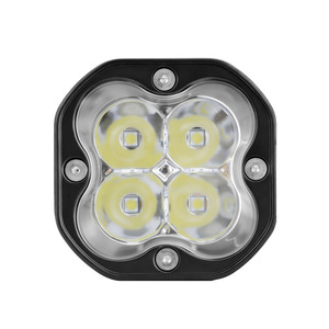 ไฟสปอร์ตไลท์ LED ออฟโรด 12V แสงสีขาว แสงรุ้ง 4-LED ลำแสงความเข้มสูงสำหรับยานพาหนะไฟฟ้าและรถจักรยานยนต์ - Product Image 3