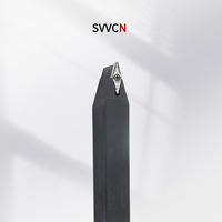 KEENCUTEER Porte-outil de tournage externe revêtu pour tour CNC 72,5 degrés SVVCN2020K16/SVVCN2020K11, outil de tournage externe OEM