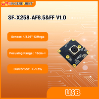 Mini USB UVC Interface 13MP IMX258 Capteur CMOS Autofocus Ambarella Module de caméra pour Machine Vision IoT