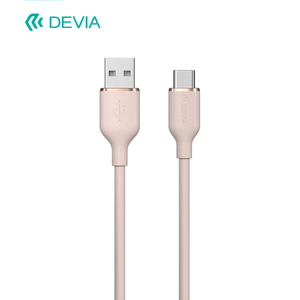<span class=keywords><strong>C</strong></span>âble de données <span class=keywords><strong>USB</strong></span> A vers Type-<span class=keywords><strong>C</strong></span> en silicone à charge rapide 2,4A <span class=keywords><strong>Devia</strong></span> 1,2M - Product Image 4