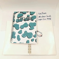 Prix d'usine personnalisé album personnalisé rebut réutilisable journal papier planificateur autocollant livre pour enfant