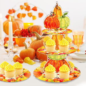 109 hanhanksgiving upupcake and tand 3 Tutumn umumpkin apaple apeaf ececoraciones para hanhanksgiving ararty uupplies - Product Image 4