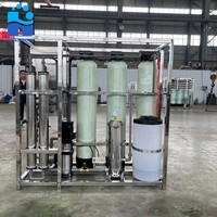 Planta de Desalinización de 500L/H, Sistema de Ósmosis Inversa, Máquina Purificadora de Agua Doméstica y Comercial, Bomba PLC, Membrana RO, Venta Móvil