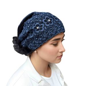 YASEEN Eco-friendly Breathable Lace Diamond <b>for</b> Women <b>Wedding</b> Party Ethnic African Muslim Headscarf <b>Hat</b> - Product Image 3