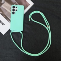 Étui de téléphone avec cordon, antichoc, compatible avec la charge sans fil, étui de téléphone portable design pour iPhone Samsung A05 A06 A12 A17 A57 A54 A73 5G