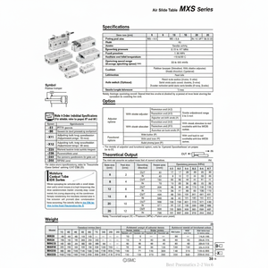Mesa deslizante de aire SMC Pneumatics, piezas neumáticas de alta calidad - Product Image 1