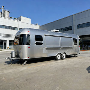 Carrito de Comida para Exteriores de Alta Capacidad, Acero Inoxidable Resistente a la Corrosión, Fácil de Limpiar, para Negocios de Venta Ambulante de Snacks y Bebidas - Product Image 1