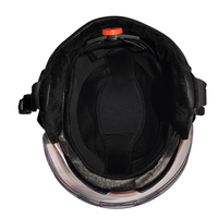 Casque de moto demi-visage MOON, très vendu, en composite, avec lentille de sécurité respirante haute définition