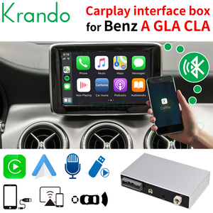 Caja de interfaz automática <span class=keywords><strong>Android</strong></span> Krando para Mercedes BENZ CLA W117 2012 - 2018 caja inalámbrica CarPlay compatible con Playstore WIFI Mirror Link - Product Image 2