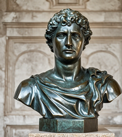 Sculpture de statue de tête de buste de femme de Grèce antique en Bronze grandeur nature personnalisée