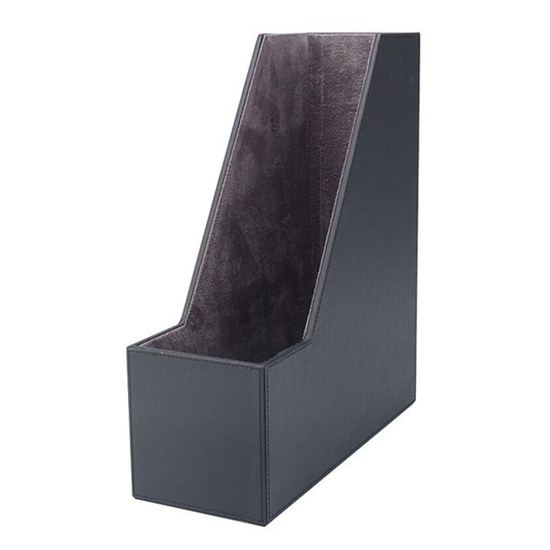 Держатель для пульта дистанционного управления из искусственной кожи, органайзер, коробка, держатель для файлов, держатель для карт, настольный органайзер с бесплатным кабелем