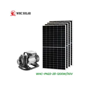 Pompe à eau solaire WHC haute pression à grand débit DC, tuyau d'irrigation solaire, système d'irrigation goutte à goutte