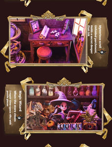 Magic Store Poppenhuis 3D Houten Puzzel, CE-gecertificeerd Milieuvriendelijk Miniatuur Bouwboek Hoekhuis Decoratie DIY - Product Image 2