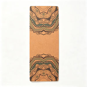 Tapete de Yoga de Corcho con Logotipo Personalizado, Base de Goma Sostenible Antideslizante de 3 mm para Pilates, Venta al por Mayor de Fábrica - Product Image 6