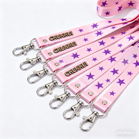 Échantillon gratuit Lanière en polyester personnalisée avec logo Accessoires bon marché Lanière de cou avec outil Lanières personnalisées par sublimation