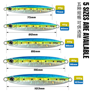 Etal-Señuelos de Pesca de metal, anzuelos metálicos de 80g y 100g - Product Image 3