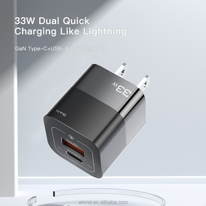 Cargador de viaje inteligente, sin miedo A la noche, eficiente, cuerpo más pequeño, 33w, tipo C, USB A - Product Image 2