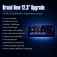 Radio Layar Sentuh Android 8core 12.3 inci untuk Lexus RX RX270 2009-2014 LHD&RHD Multimedia Stereo Dengan Fungsi BT 4g Carplay