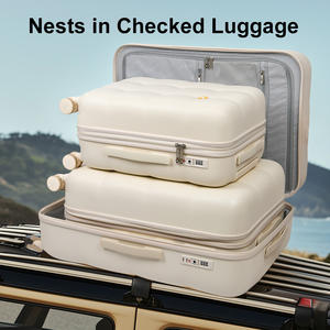 ชุดกระเป๋าเดินทาง MGB ผลิตตามสั่ง สีชมพู 3 ชิ้น ชุดกระเป๋าเดินทางล้อลากสุดหรู พร้อมล้อหมุน - Product Image 4