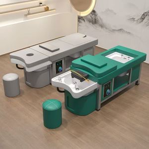 Multifuncional moderno terapia de circulación de agua Headspa champú eléctrico cama y pedicura para salón - Product Image 4