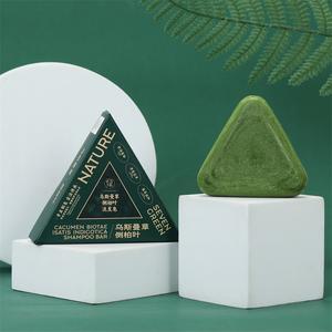 Natuur Usman Gras Haarverzorging Shampoo Bar 12 Kruidenplant Zijpers Blad & Ginseng Haar Versterking Zeven Groene Haarzeep - Product Image 1