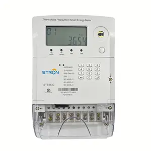 Módulo de medição de energia smart sem fio padrão st, medidor de energia monofásico gsm/gprs com função de leitura remota