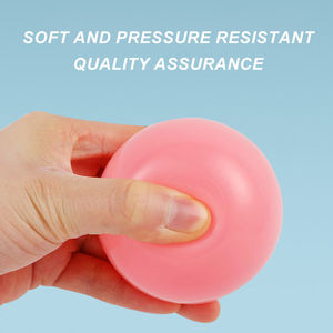 Vente en gros sans phtalates sans BPA balle océanique élastique en plastique anti-écrasement balles de pit pour enfants balles de jeu piscine logo personnalisé coloré - Product Image 3