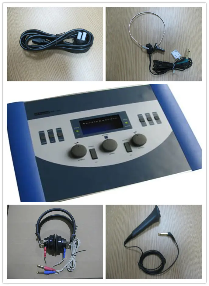 2024 portatile ENT otorinolaringoiatria medico orecchio automatico audiometro diagnostico clinico con cuffia B71 trasduttore osseo