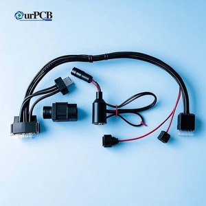 Cable de Control de Bloqueo de Capucha Coaxial USB Tipo C Enrollado, Fabricación de Cables Personalizados, Arnés de Cableado para <span class=keywords><strong>Tractor</strong></span>, Banco de Trabajo - Product Image 2