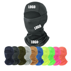 Grosir masker Ski berkualitas tinggi masker wajah Logo kustom masker wajah rajut penutup wajah penuh masker Ski 1 2 3 lubang topi Balaclava pemasok topi - Product Image 1